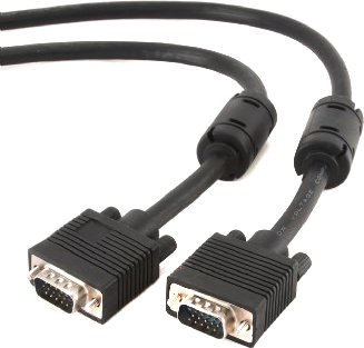 Кабель VGA 15m/15m Premium Gembird, 10м (CC-PPVGA-10M-B) Black, 15M/15M
