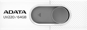 Flash USB ADATA UV220 64GB (белый/серый)