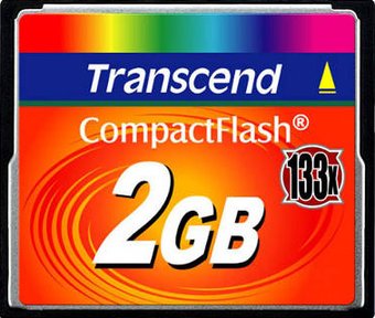 Карта памяти Transcend 133x CompactFlash 2 Гб (TS2GCF133)