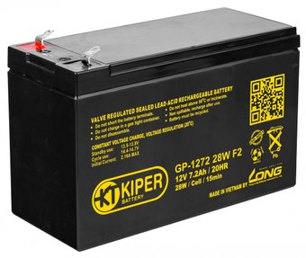 Аккумулятор для ИБП Kiper GP-1272 28W F2 (12В/7.2 А·ч)