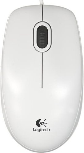 Мышка Logitech B100 (белый)