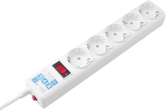 Сетевой фильтр Power Cube 5 розеток, белый, 3 м (SPG-B-10-WHITE)