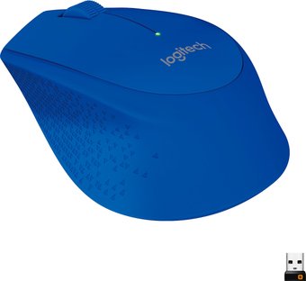 Мышь Logitech Wireless Mouse M280 (синий) [910-004290]
