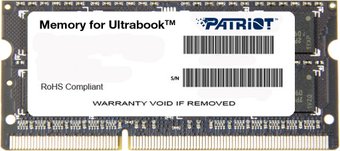 Модуль памяти SO-DIMM  8Gb DDR III PC-12800 1600MHz Patriot PSD38G1600L2S