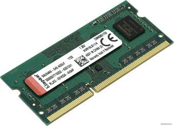 Модуль памяти SO-DIMM  4Gb DDR III PC-12800 1600MHz Kingston KVR16LS11/4