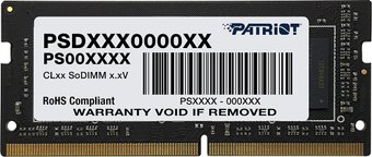 Модуль памяти Patriot Signature Line 16GB DDR4 SODIMM PC4-25600 PSD416G320081S