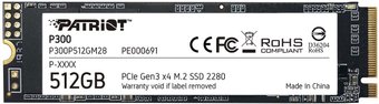 SSD Patriot P300 512GB P300P512GM28