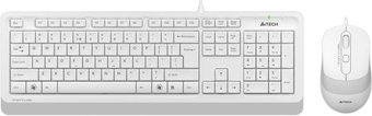 Клавиатура + мышь A4Tech Fstyler F1010 (белый/серый)