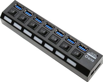 Usb-хаб 5bites HB37-303PBK