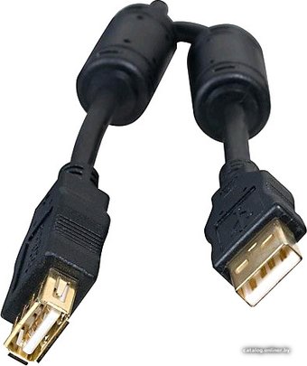 5bites UC5011-050A Кабель удлинительный USB 2.0 A--A 5м 2 фильтра