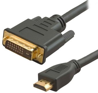 5bites APC-073-020 Кабель HDMI to DVI-D Dual Link (19M -25M) 2м 2 фильтра