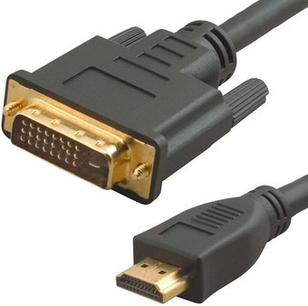 5bites APC-073-030 Кабель HDMI to DVI-D Dual Link (19M -25M) 3м 2 фильтра