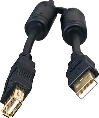 5bites UC5011-030A Кабель удлинительный USB 2.0 A--A 3м 2 фильтра