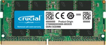 Модуль памяти SODIMM DDR4 16GB PC4-25600 3200Mhz Crucial CT16G4SFRA32A