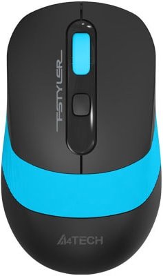 Мышь A4Tech Fstyler FG10S (черный/голубой)