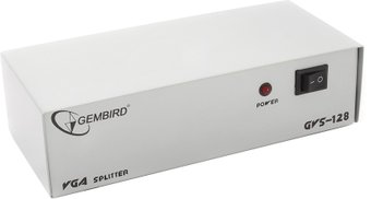 Разветвитель VGA 1комп.-8 мониторов, Gembird (GVS128) HD15F/8x15F