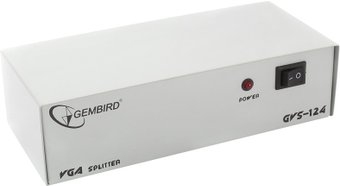 Разветвитель VGA 1комп.-4 монитора, Gembird (GVS124) HD15F/4x15F