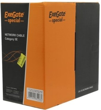 Кабель UTP 4 пары кат.5e бухта 305м ExeGate EX138966RUS