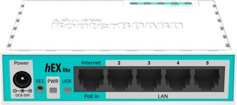 Маршрутизатор Mikrotik Hex Lite (RB750r2)