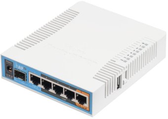 Беспроводный маршрутизатор Mikrotik hAP ac [RB962UiGS-5HacT2HnT]