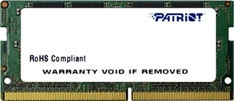 Модуль памяти SODIMM DDR4  8GB PC4-17000 2133MHz Patriot PSD48G213381S
