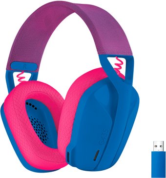 Logitech G435 Lightspeed (синий/малиновый)