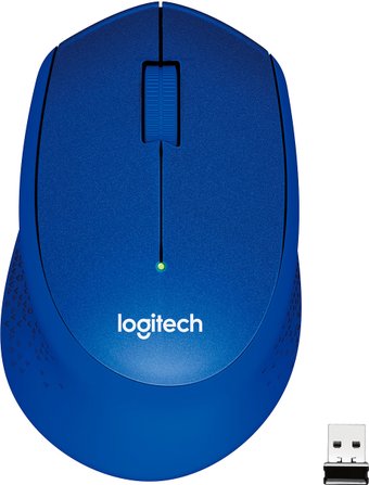 Мышь Logitech M330 Silent Plus (синий)