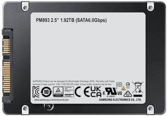 SSD Samsung PM893 3.84TB MZ7L33T8HBLT-00A07