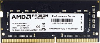 AMD Radeon R7 Performance 16GB DDR4 SODIMM PC4-21300 R7416G2606S2SUO