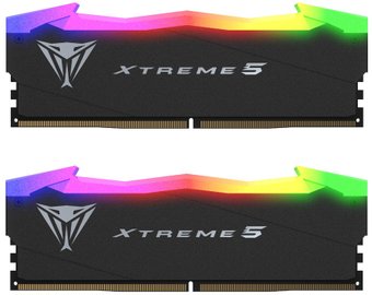 Модуль памяти Patriot Xtreme 5 2x16ГБ DDR5 7600МГц PVXR532G76C36K