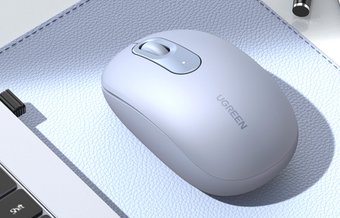 Мышь Ugreen MU105 90671 (светло-синий)