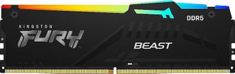 Модуль памяти Kingston FURY Beast RGB 16ГБ DDR5 5600 МГц KF556C36BBEA-16