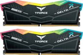 Модуль памяти Team T-Force Delta RGB 2x32ГБ DDR5 6000 МГц FF3D564G6000HC38ADC01