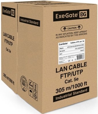 ExeGate UTP4-C5e-CCA-S25-IN-PVC-GY-305 UTP