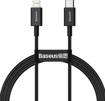 Baseus CATLYS-C01 USB Type-C - Lightning (2 м, черный)