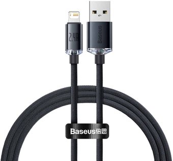 Baseus CAJY000001 USB Type-A - Lightning (1 м, черный)