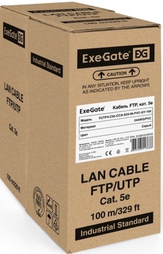 ExeGate FUTP4-C5e-CCA-S24-IN-PVC-GY-100 FTP
