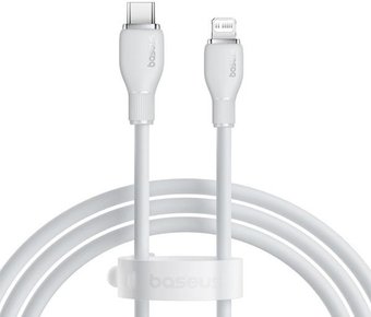 Baseus Pudding Series Fast Charging USB Type-C - Lightning (2 м, белый)