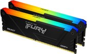 Модуль памяти Kingston FURY Beast RGB 2x16ГБ DDR4 3200МГц KF432C16BB12AK2/32