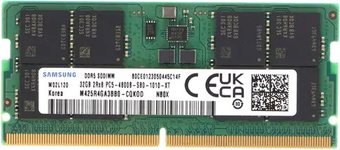 Модуль памяти Samsung 32ГБ DDR5 SODIMM 4800 МГц M425R4GA3BB0-CQK