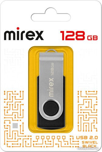 Flash USB Mirex Color Blade Swivel Rubber 2.0 128GB 13600-FMURS128