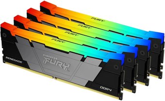 Модуль памяти Kingston FURY Renegade RGB 4x32ГБ DDR4 3600 МГц KF436C18RB2AK4/128