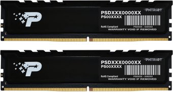 Модуль памяти Patriot Signature Premium 2x32ГБ DDR5 4800МГц PSP564G4800KH1