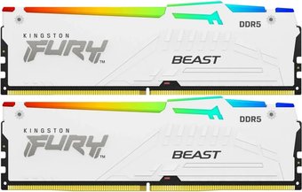 Модуль памяти Kingston FURY Beast RGB 2x16ГБ DDR5 6000 МГц KF560C30BWAK2-32