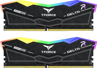 Модуль памяти Team T-Force Delta RGB 2x32ГБ DDR5 6000 МГц FF3D564G6000HC38JDC01