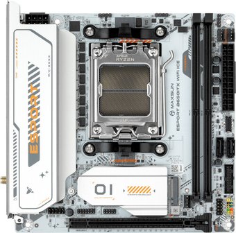 Материнская плата Maxsun eSport B650ITX WiFi Ice