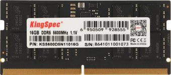 Модуль памяти KingSpec 16ГБ DDR5 SODIMM 5600 МГц KS5600D5N11016G