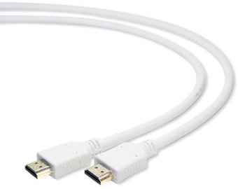 Кабель HDMI- HDMI Gembird 3.0m ver1.4  (CC-HDMI4-W-10) позолоченные контакты  White