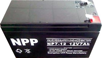 Аккумулятор для ИБП NPP NP 12-7.0 (12В/7.0 А·ч)