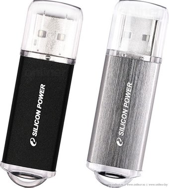 Flash USB Silicon-Power Ultima II I-Series Silver 16 Гб (SP016GBUF2M01V1S)